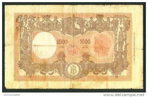 ITALIA , 1000 LIRE 19.11.1946. - 1000 Liras