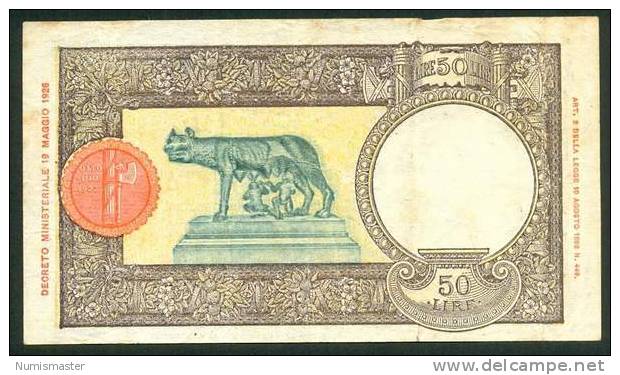 ITALIA , 100 LIRE  5.10 1931. - 100 Lire