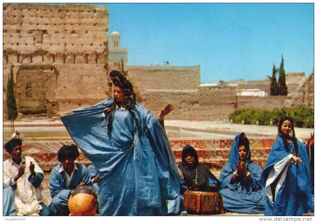 Maroc , Mauritanie, Cpsm . Danse De La Guédra. - Mauritanie