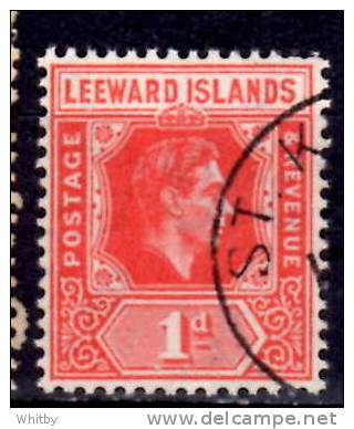 Leeward Islands 1942 1p King George VI Issue #105a - Leeward  Islands