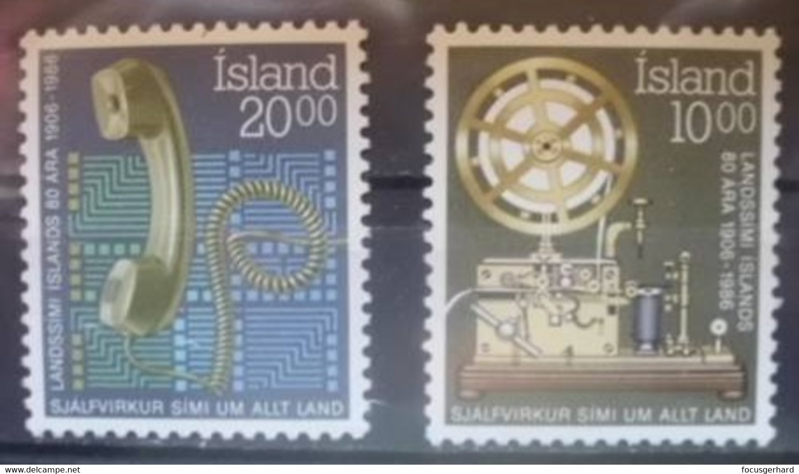 Island  Telefon  1986   ** - Unused Stamps