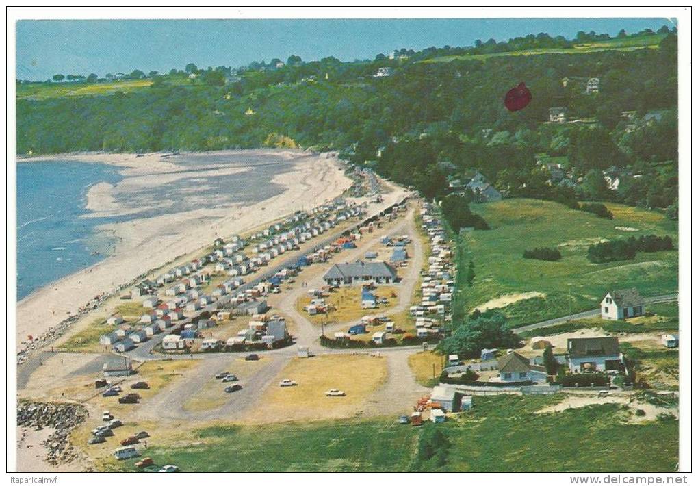 Manche :  SAINT  JEAN  Le  THOMAS  : Le  Camping Et Plage  1981 - Autres & Non Classés