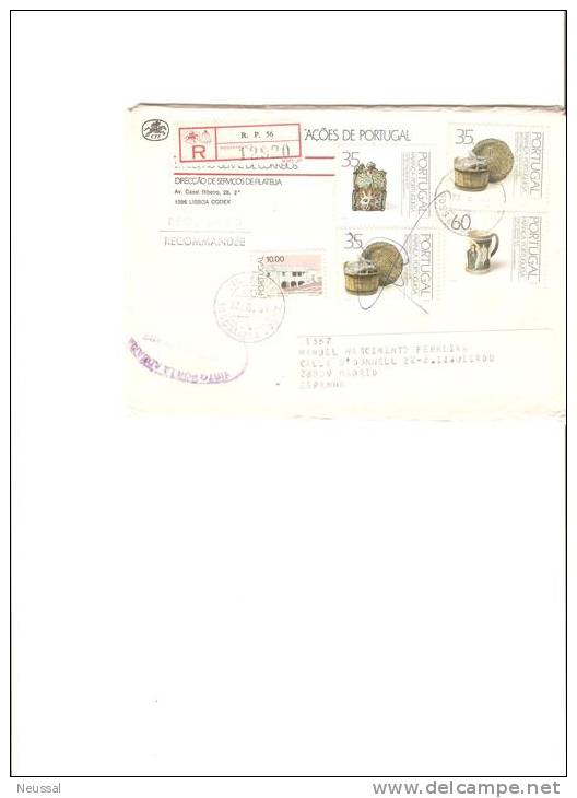 Carta De Portugal 1991 - Covers & Documents