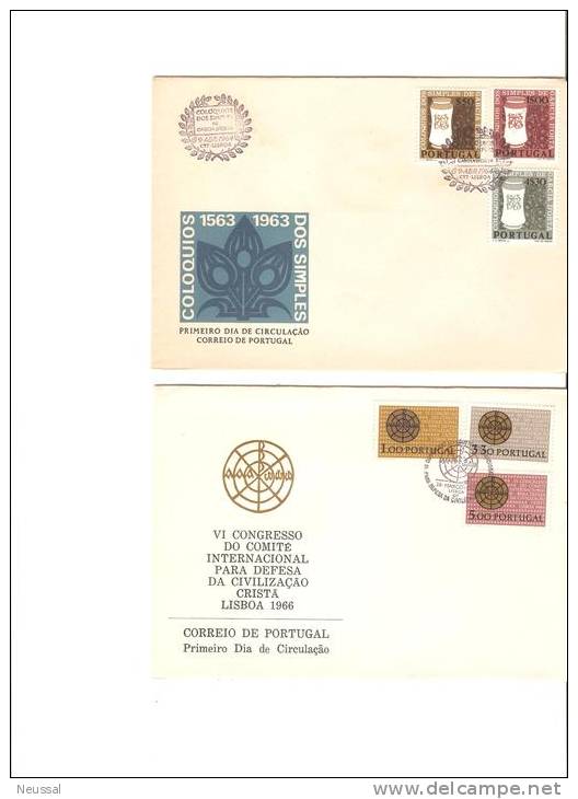 2 Cartas De Portugal - Cartas & Documentos