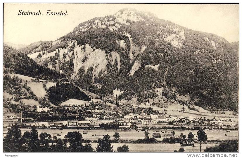 AK Obersteiermark Region, Österreich STAINACH  ENNSTAL  ,GRIMMING ,1921. VERLAG FRANZ KNOLLMÜLLER Nr. 9592.OLD POSTCARD - Other & Unclassified