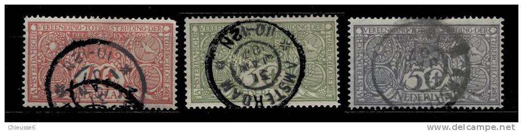 Pays - Bas Ob - N° 70 à 72 - AC109B - - Used Stamps