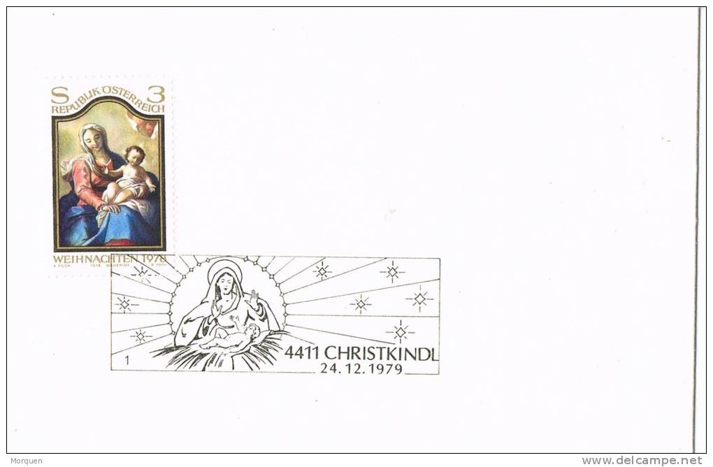 Tarjeta  WIEN (Austria) Christkindl 1979. Navidad - Lettres & Documents