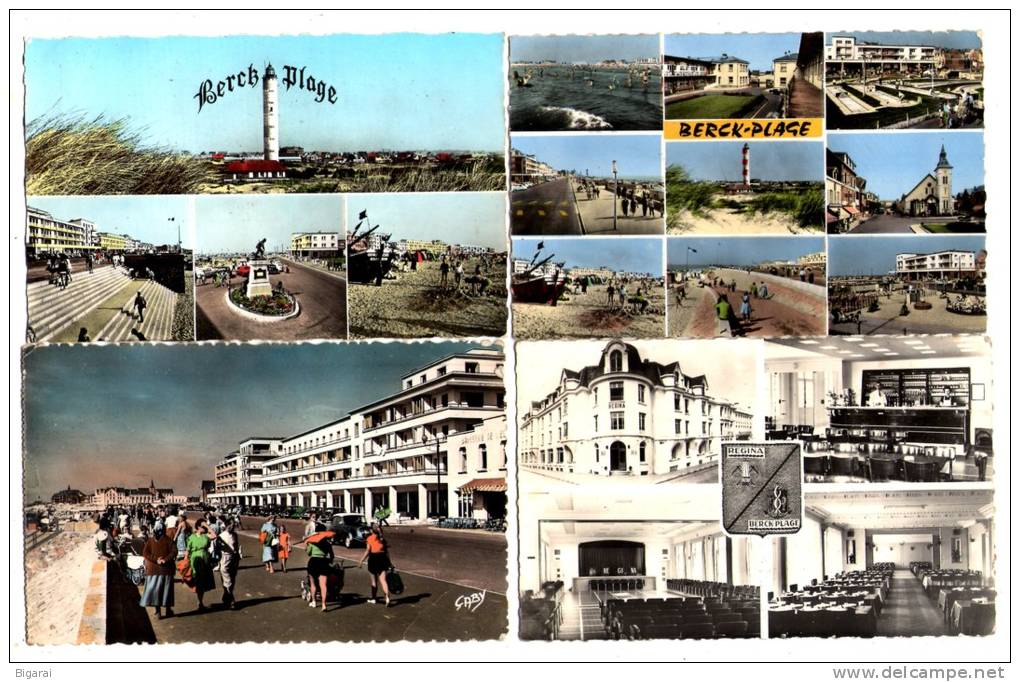 CP..62 . BERCK-PLAGE . LOT DE HUIT CARTES .   ( Voir L´état ) - Berck