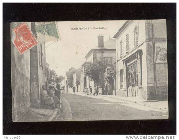 95 Bouffémont Grande-rue édit. Simon Animée  , Magasin - Bouffémont