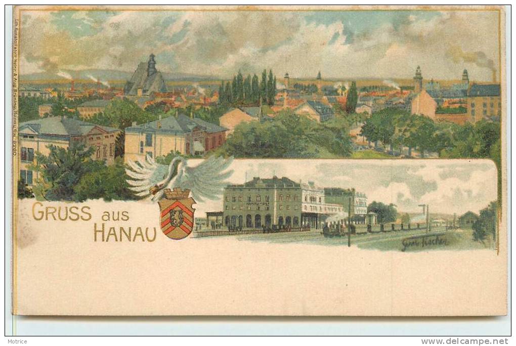 GRUSS AUS HANAU - Gare (carte Vendue En L'état). - Hanau