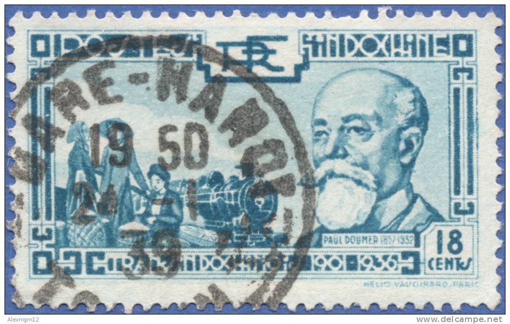 Indochina, 18 C. 1938, Sc #202, Used - Other & Unclassified