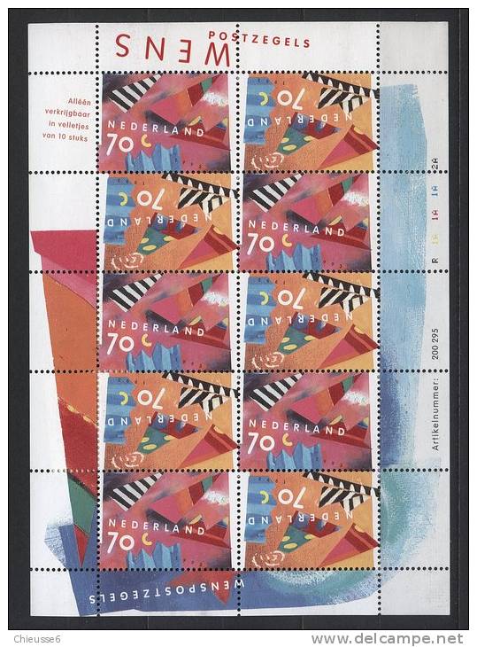 Pays - Bas**  N° 1430  /1431 - Timbres De Voeux   AC109B - Nuovi