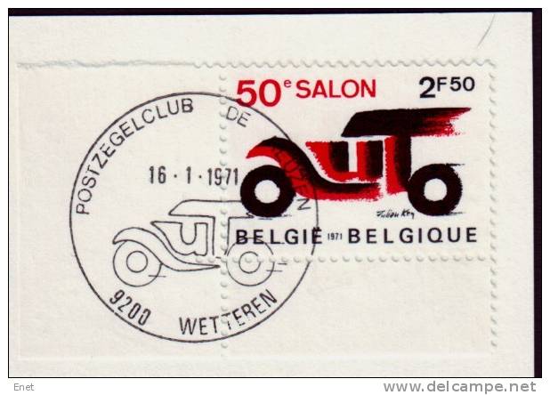 Belgien - Sonderstempel Auto - Wetteren 1971 - Autos