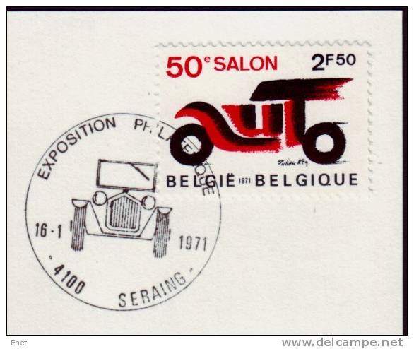 Belgien - Sonderstempel Auto Old-timer - Seraing 1971 - Autos