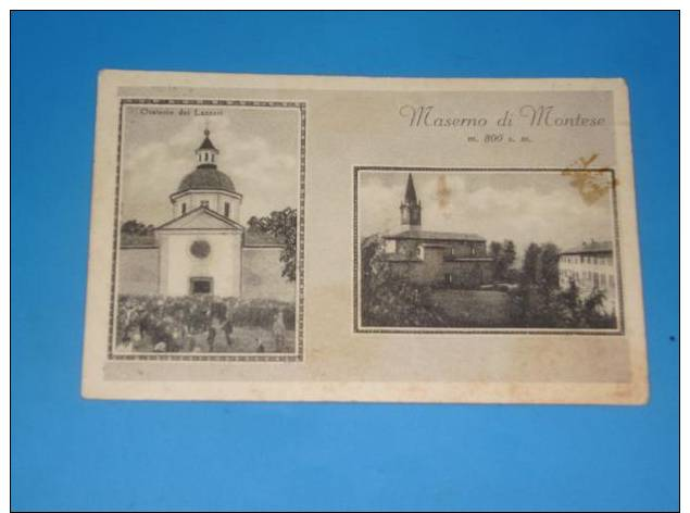 CPA ITALIE MASERNO Di MONTESE Carte Rare - Modena