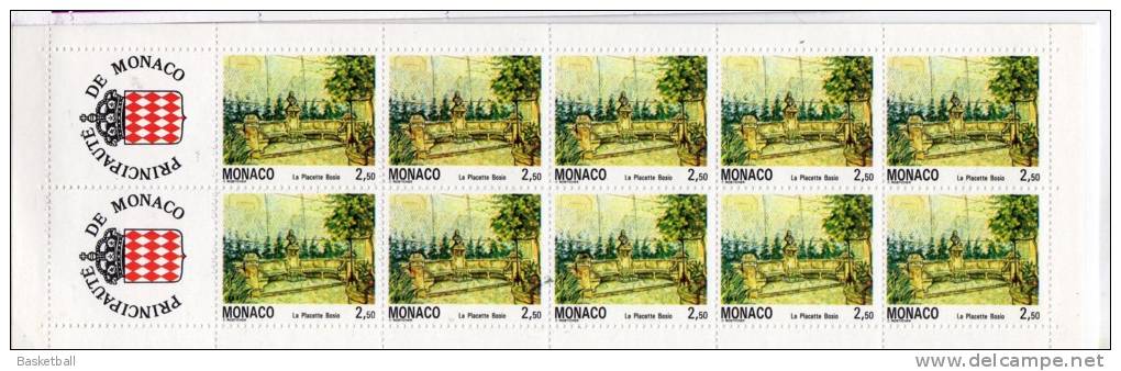 Carnet La Placette Bosio -Monaco Yvert C8 NMH Non Plié - Postzegelboekjes