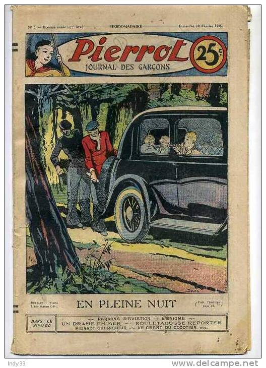 - PIERROT N°6 . 1935 - Pierrot