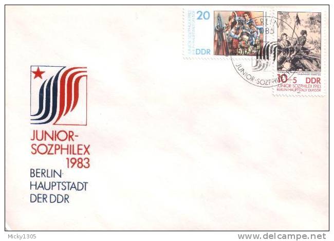 DDR / GDR - Mi-Nr 2812/2813 FDC (l349)- - 1981-1990