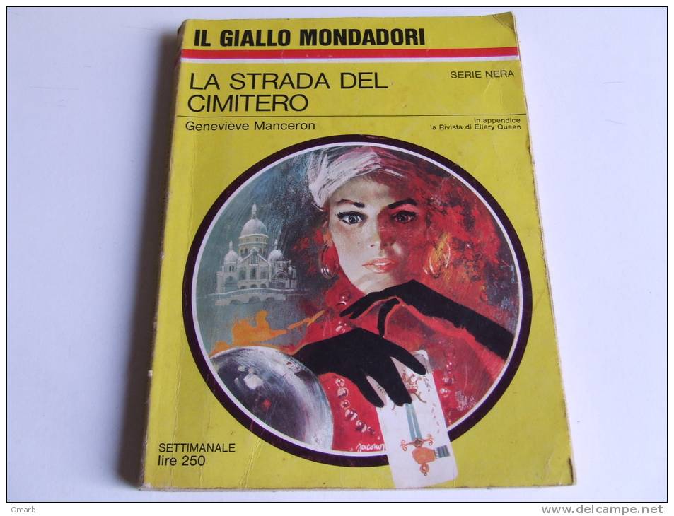P140 Collana I Gialli Mondadori, N.960, La Strada Del Cimitero, Manceron, 1967, Giallo Poliziesco, Vintage - Politieromans En Thrillers