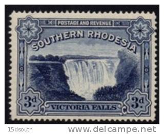 Southern Rhodesia - 1938 Victoria Falls 3d (**) # SG 35b , Mi 37A - Rhodésie Du Sud (...-1964)