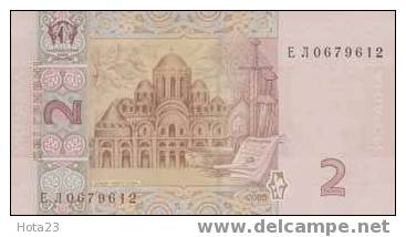 Ukraine - 2 -Grivna 2005 Y - UNC - Ucrania