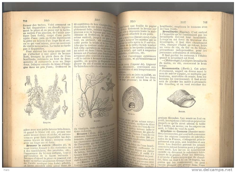 Un Million De Recettes - Encyclopédie D´Economie Domestique En 4 Volumes - Cuisine (b100) 4 Scans - Encyclopaedia