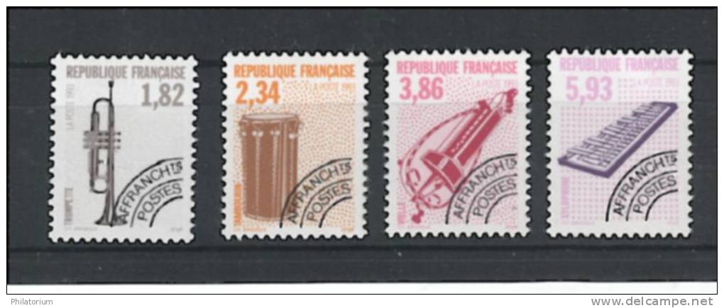 France Timbres Préoblitérés Neufs N° 228 à 231 - 1989-2008