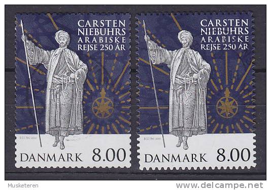 Denmark 2011 BRAND NEW 8.00 Kr Carsten Niebuhr´s Arab Journey 250 Year Anniversary (From Sheet & Booklet) - Usado