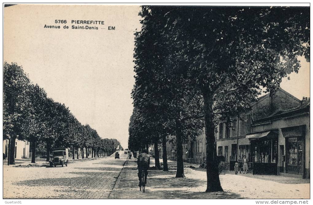 ( CPA 93 )  PIERREFITTE  /  Avenue De Saint-Denis  - - Pierrefitte Sur Seine