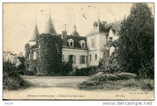 N°22615 -cpa Montluçon -château De Saint Jean- - Montlucon