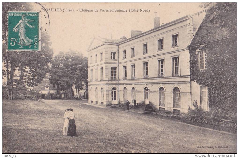 CPA NOAILLES 60 - Château De Parisis-Fontaine - Noailles