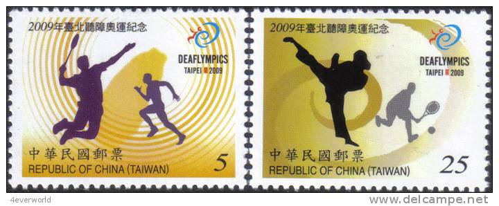 21st Summer Deaflympics Taipei Sport Taiwan Stamp MNH - Collections, Lots & Séries