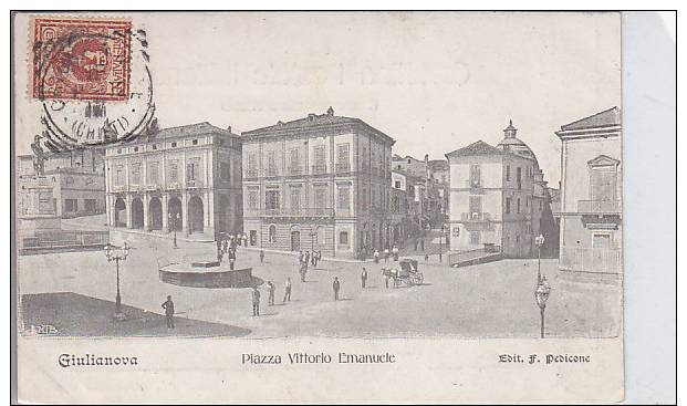 280) GIULIANOVA PIAZZA VITTORIO EMNUELE. - Chieti