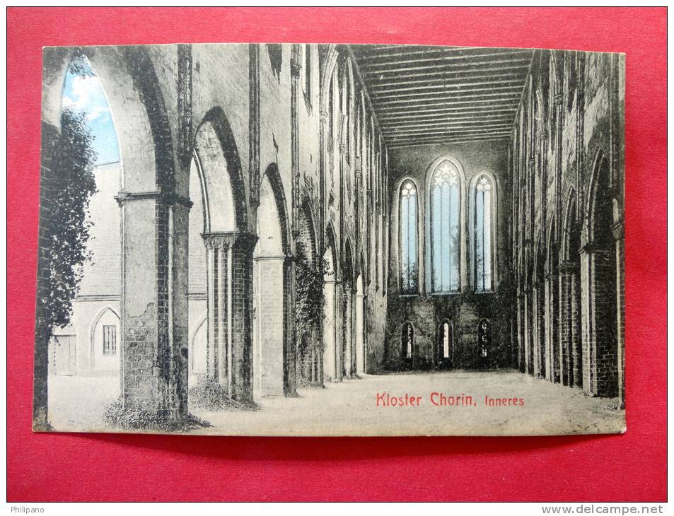 > Germany > Brandenburg > Chorin  Kloster  Inneres     Ca 1910-- - --ref 653 - Chorin