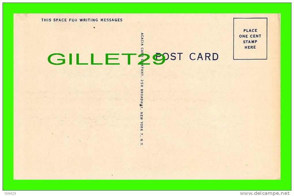 NEW YORK CITY, NY - INTERNATIONAL ROCK GARDEN, GARDENS OF THE NATIONS, ROCKEFELLER CENTER - ACADIA CARD CO - - Parchi & Giardini