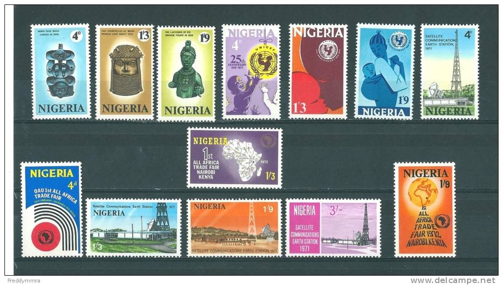 Nigéria: 257/ 269 ** - Nigeria (1961-...)