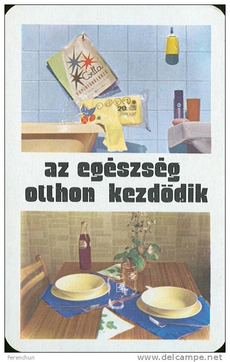 PEPSI * COLA * SOFT DRINK * HYGIENE * PAPER TOWELS * TISSUE * KLEENEX * CALENDAR * Piert 1974 * Hungary - Kleinformat : 1971-80