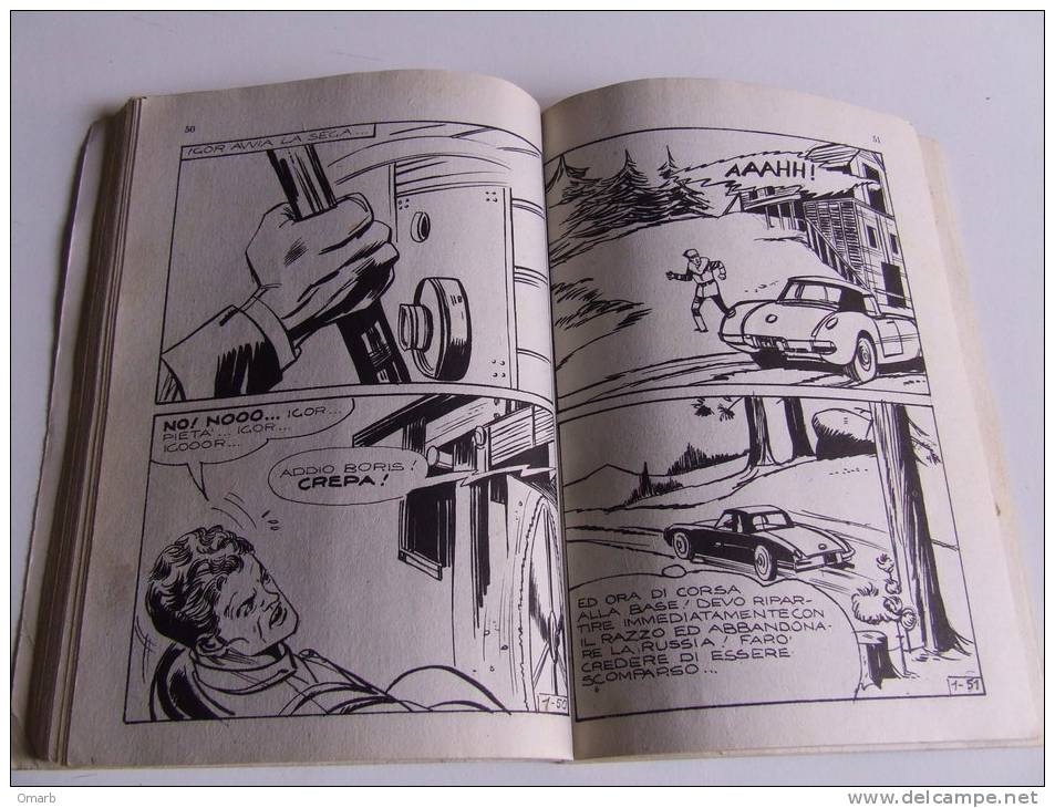 P077 Fumetto Noir Per Adulti, Bart Dalla Russia Per Rancore, N.1, 1966, Ed. Tuono, Sexy, Morte, Brivido, Edizione Tuono - Premières éditions