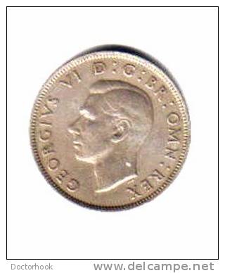 GREAT BRITAIN    2  SHILLINGS  1949  (KM # 878) - J. 1 Florin / 2 Schillings