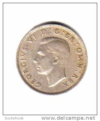 GREAT BRITAIN    2  SHILLINGS  1951  (KM # 878) - J. 1 Florin / 2 Shillings