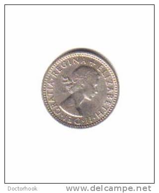 GREAT BRITAIN    6  PENCE  1955  (KM # 903) - H. 6 Pence