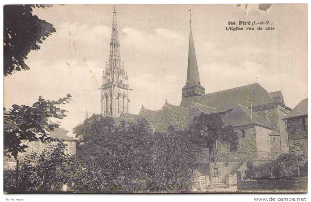 Piré Sur Seiche - L´Eglise Vue De Côté - Autres & Non Classés