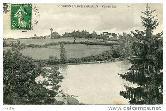 N°22631 -cpa Bourbon L'Archambault -vue Du Lac- - Bourbon L'Archambault