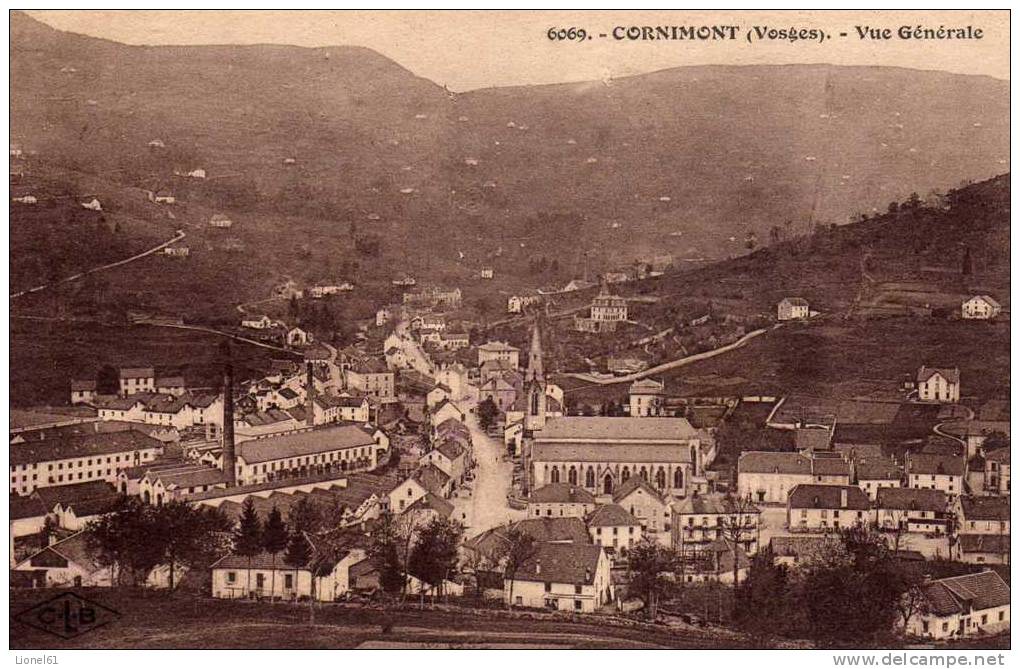 CORNIMONT : (88) Vue Générale - Cornimont