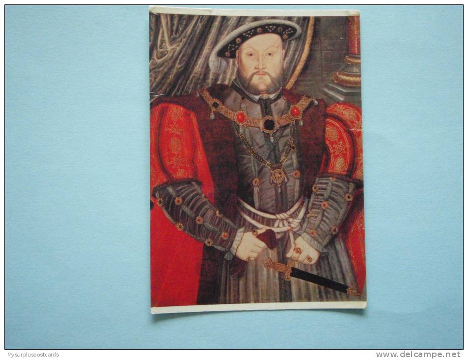 22774 PC: LONDON: Tower Of London, Armouries. King Henry VIII, Panel Painting, English School, 16th Century. - Tower Of London