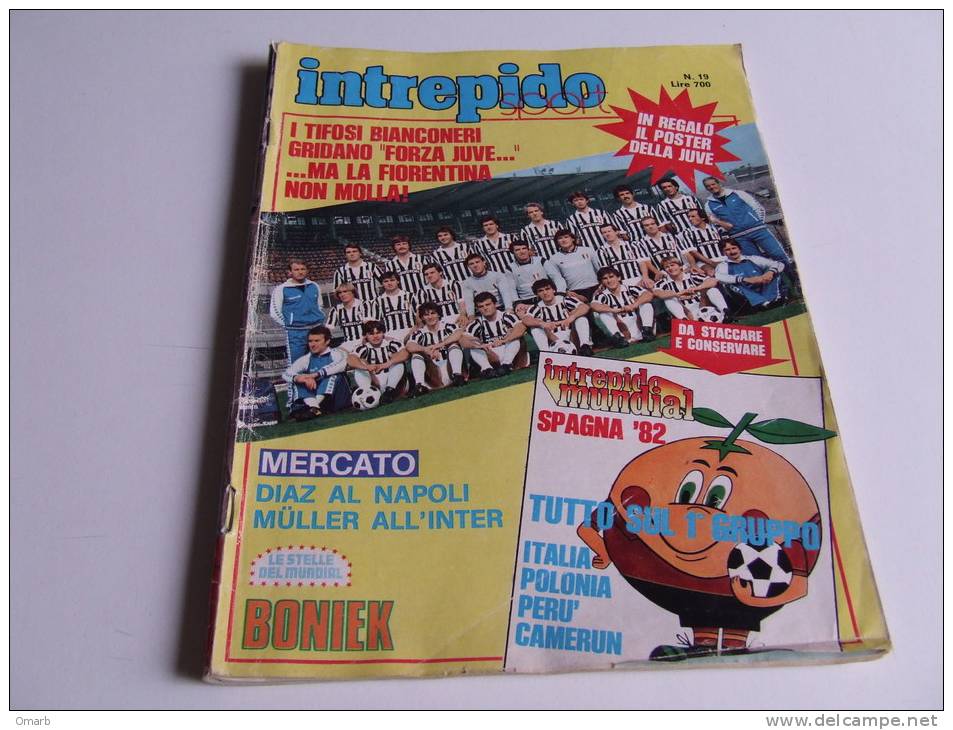 P281 Intrepido Sport, N.19, 1982, Mondiali Calcio Spagna, Napoli, Juve, Boniek, Inter, No Poster - Sport