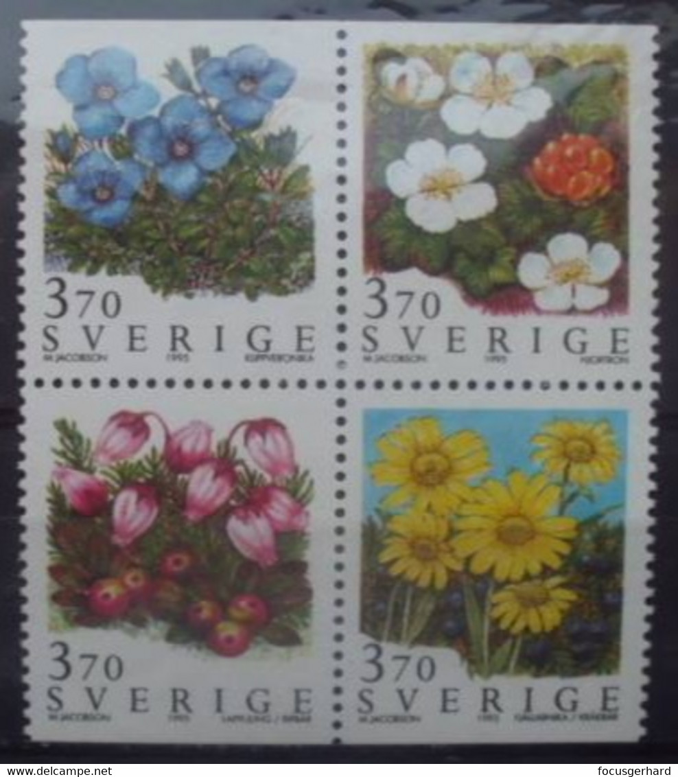 Schweden   Blumen  1994   ** - Nuevos
