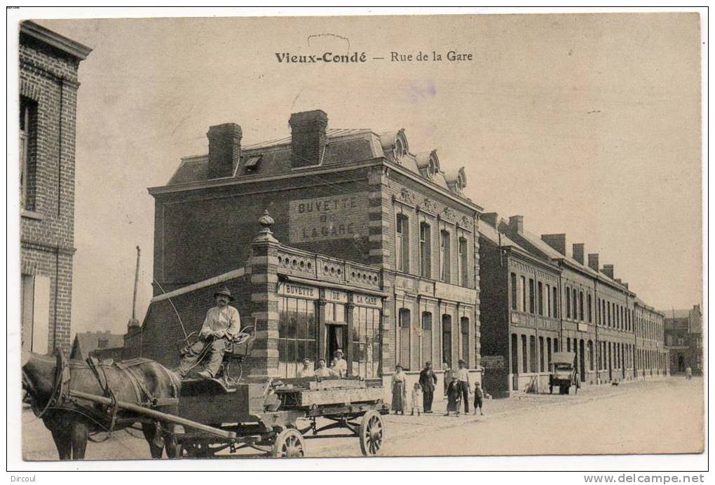 21907  -  Vieux-Condé   Rue  De  La  Gare - Vieux Conde