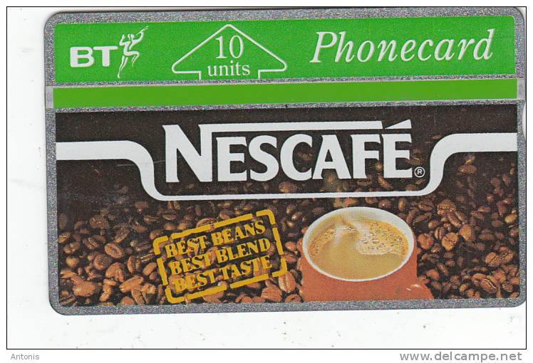 UK - Nescafe 10 Units(BTA016), CN : 124C, Tirage 56000, Mint - BT Advertising Issues