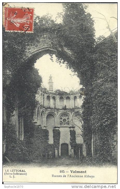 HAUTE NORMANDIE - 76 - SEINE MARITIME - VALMONT Ruines De L'ancienne Abbaye - Valmont